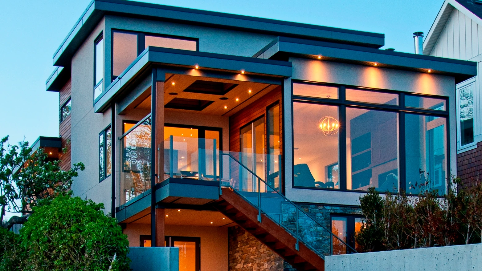 Falcon Heights - Confluence - Vancouver island contemporary custom oceanfront home