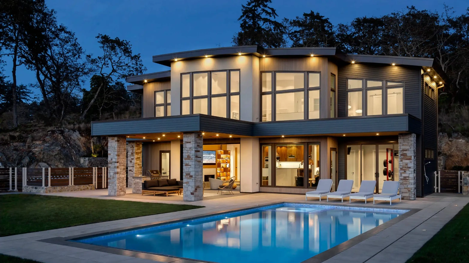 Falcon Heights - Flair and Family - Vancouver island mid-century modern custom home