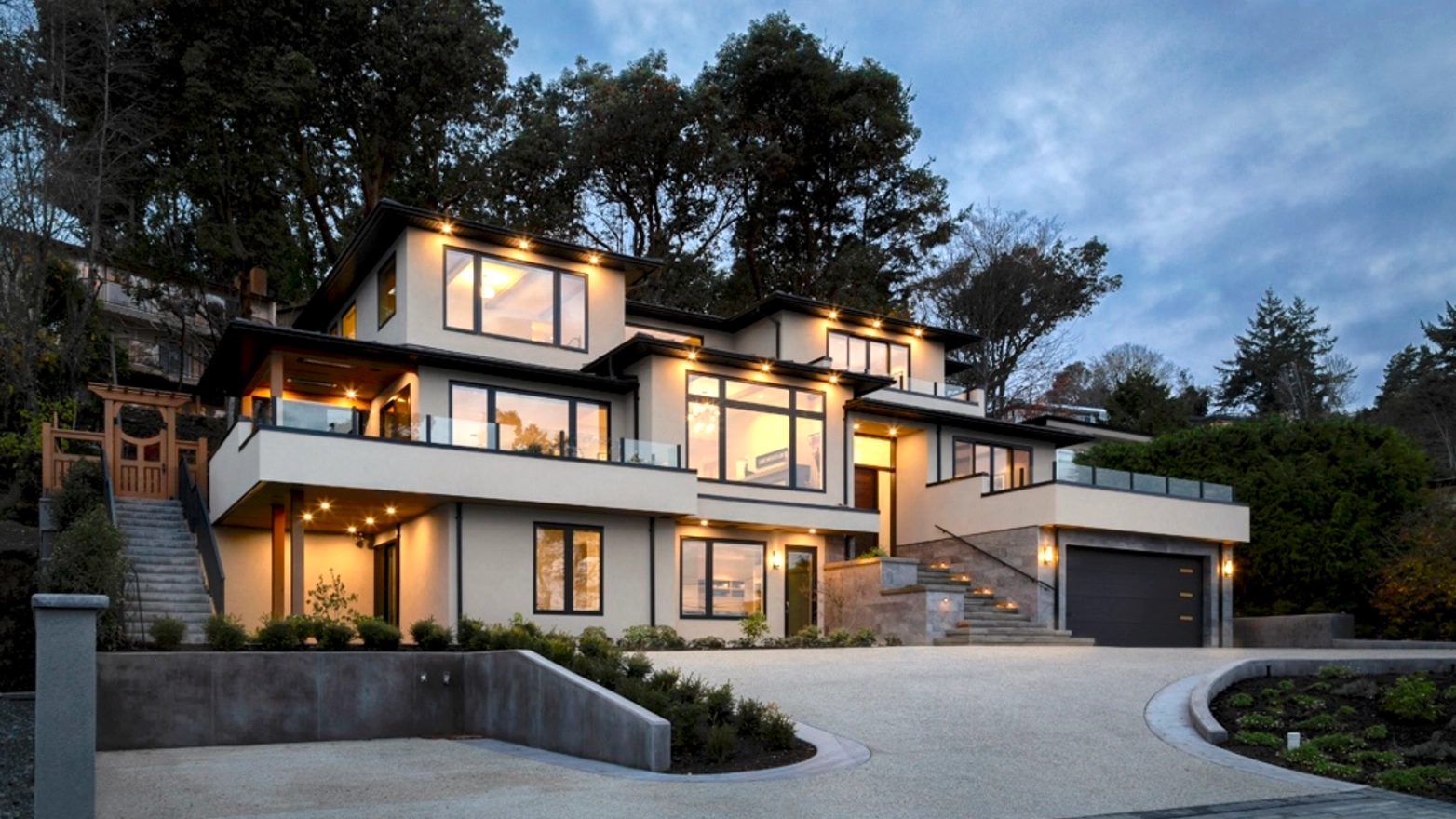 Falcon Heights - Ocean View Nest - Vancouver island hillside modern custom home