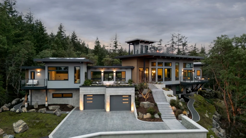 Falcon Heights - The Perch - Vancouver island coastal built green platinum custom home