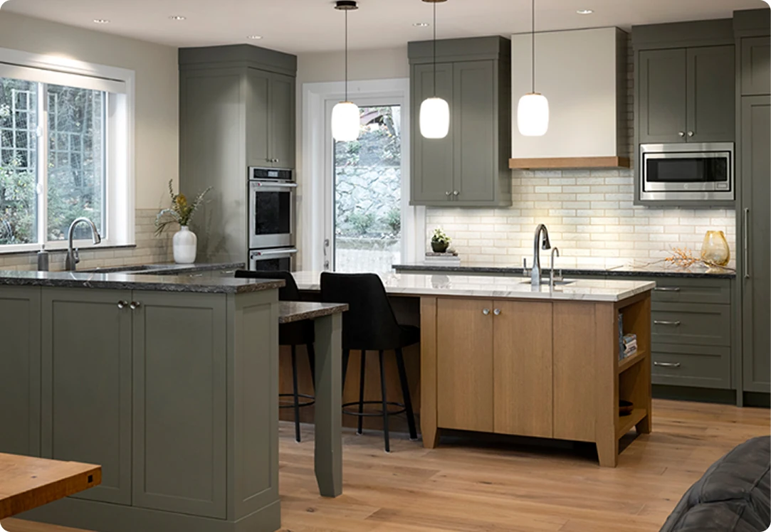 Falcon Heights custom home kitchen