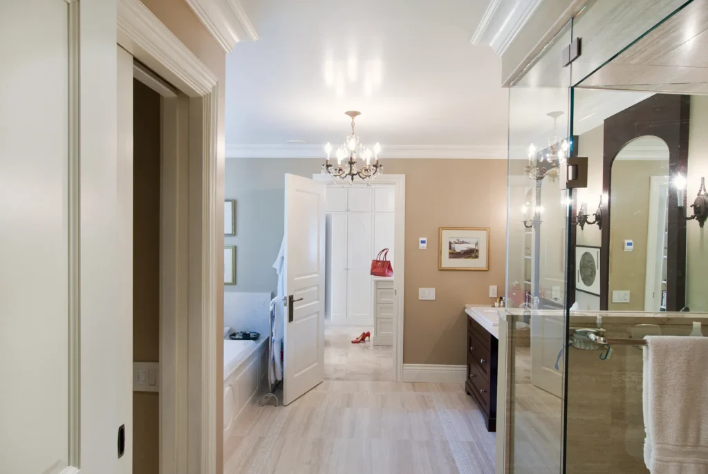 Falcon Heights - Deep Cove - ensuite craftsmanship