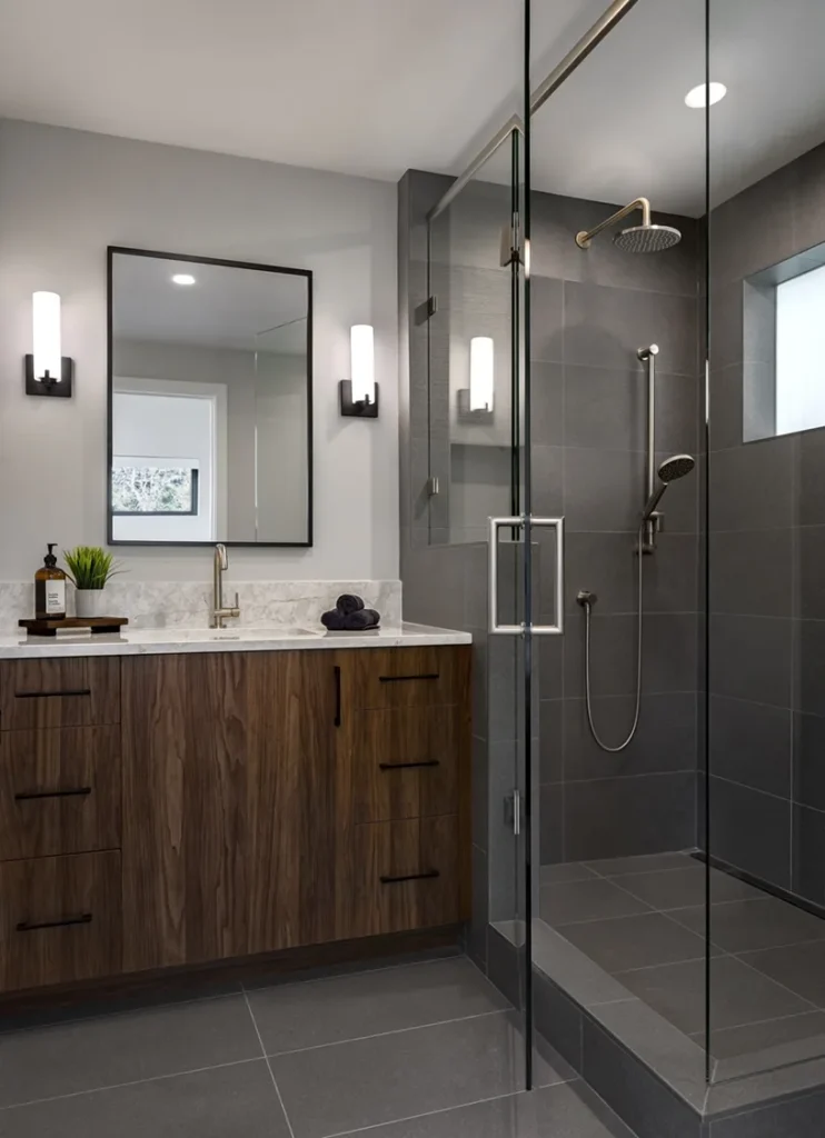 Falcon Heights - The Perch - custom guest bath