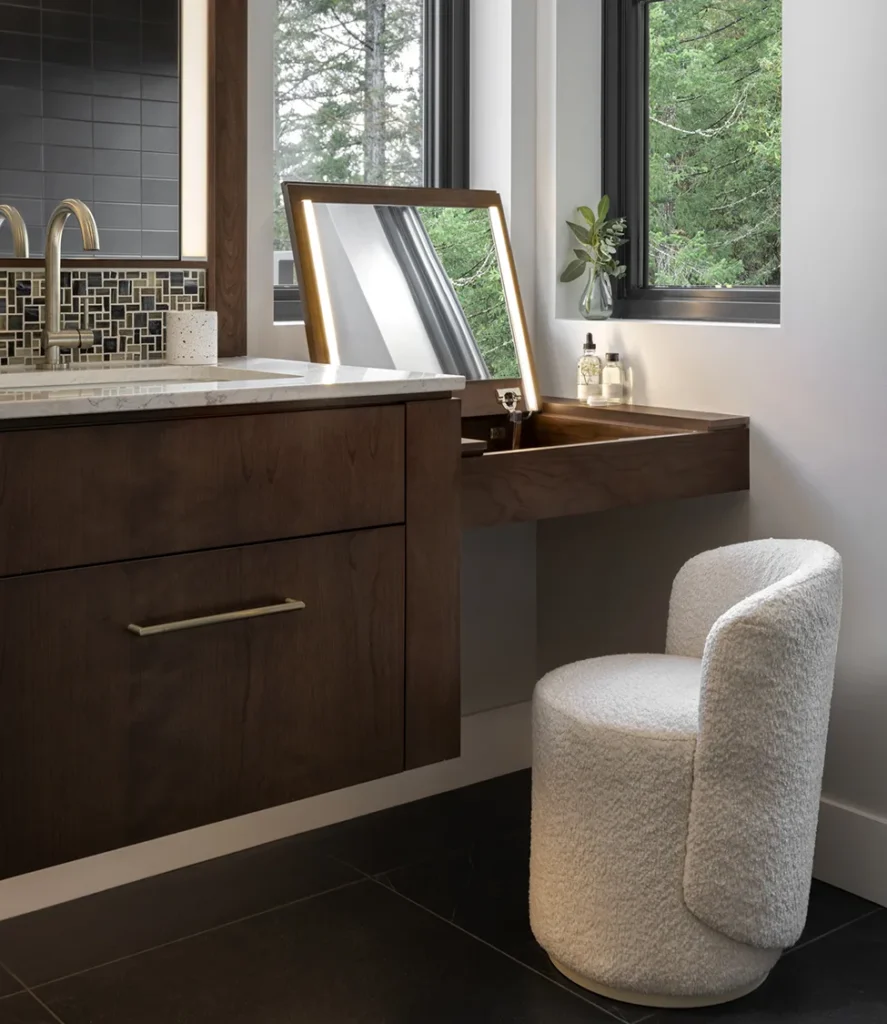 Falcon Heights - The Perch - custom makeup millwork