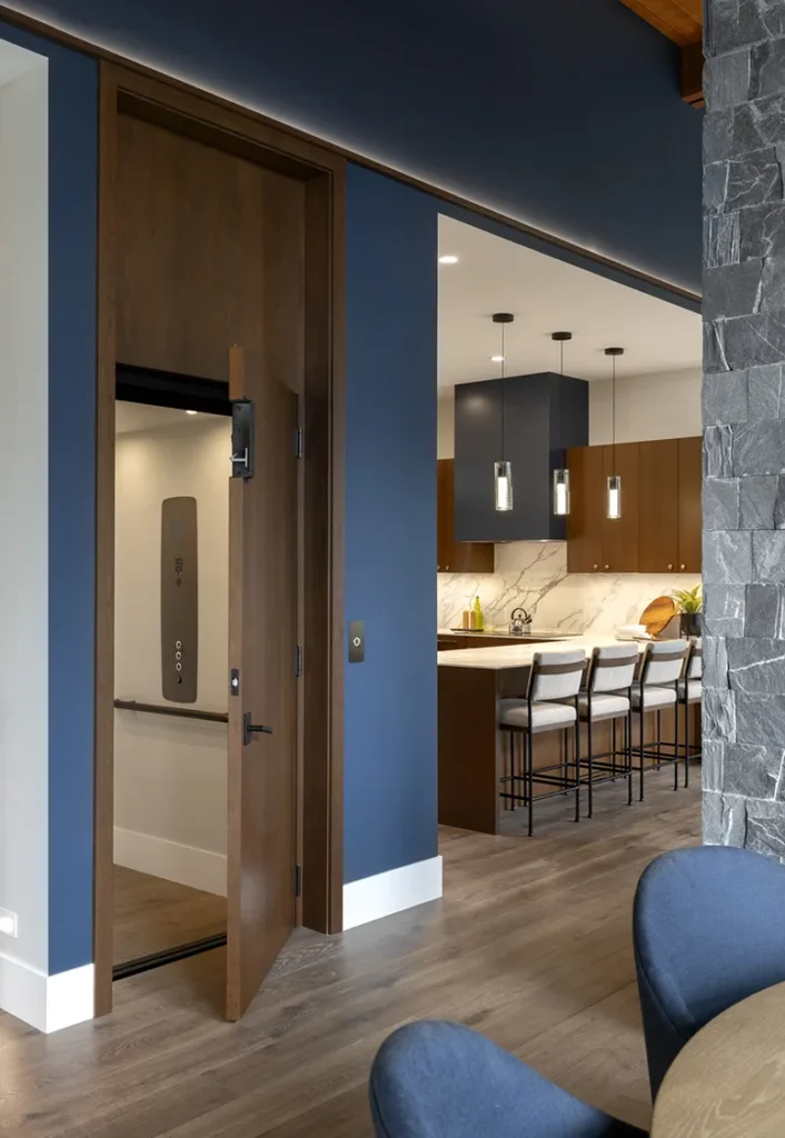 Falcon Heights - The Perch - custom millwork elevator